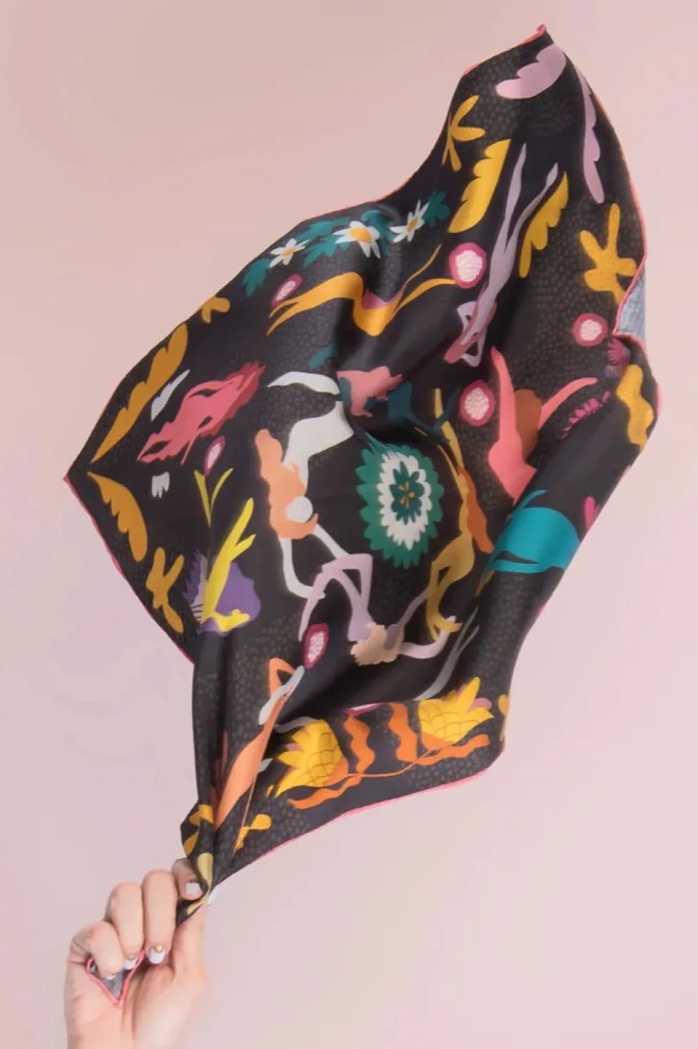 DORA NOLA Small Silk Scarf - Our Stories