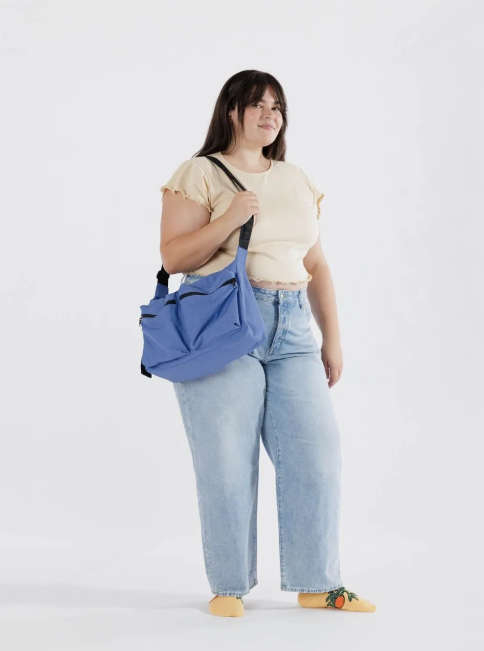 BAGGU Large Cargo Crossbody Bag - Pansy Blue