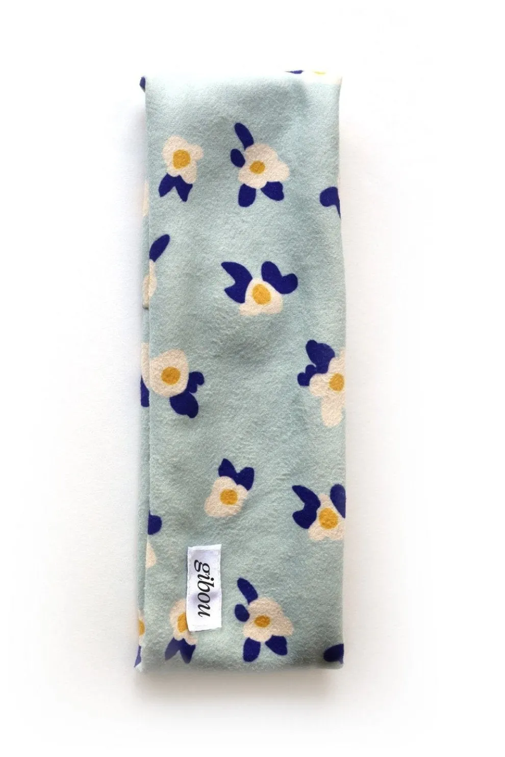 GIBOU Fleece Headband - Floral Blue