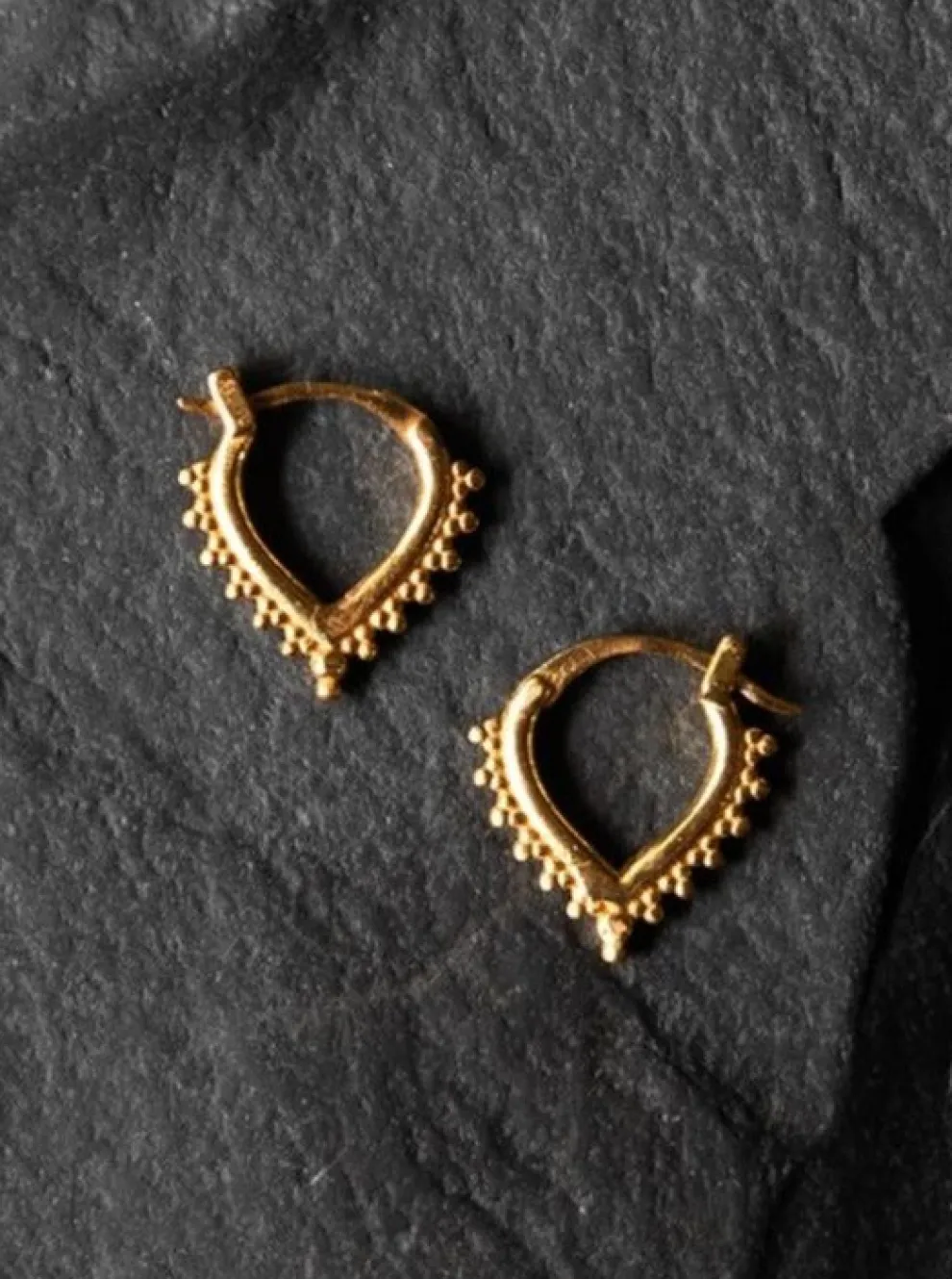 BLACK KALA Beaded Chevron Creole