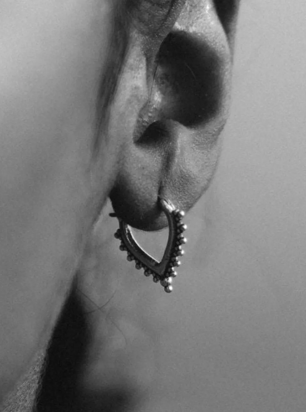 BLACK KALA Beaded Chevron Creole