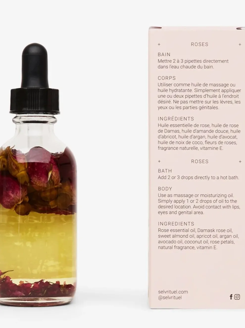 SELV RITUAL Botanical Body Bath Oil Ritual 55mL - Quartz