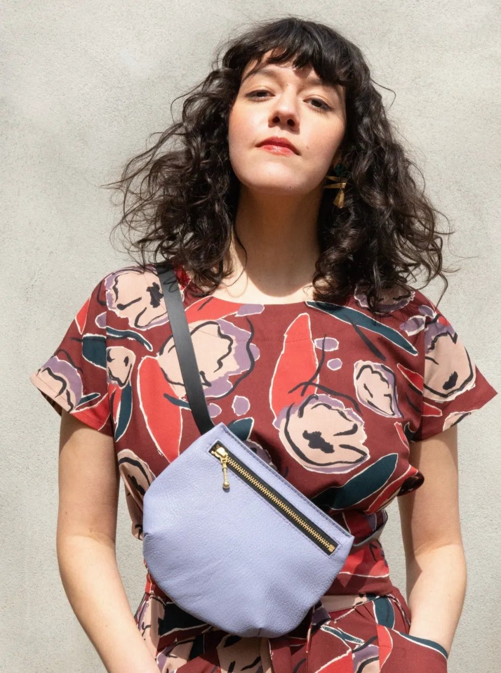 KAZAK Bowie Clutch Bag - Lilac