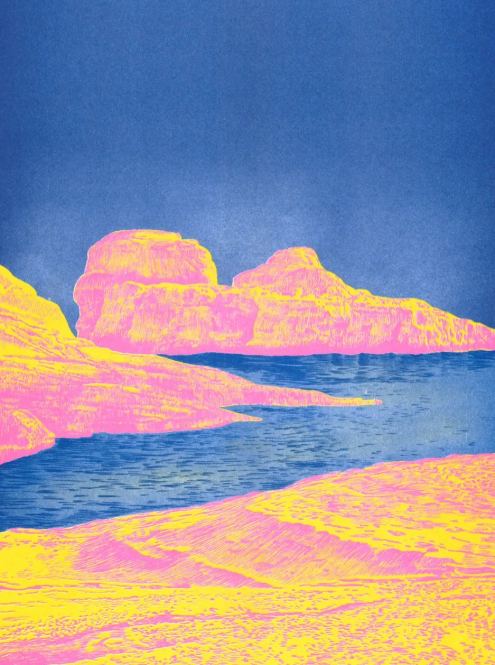 KIBLIND Poster Manon Diemer - Heat Rock