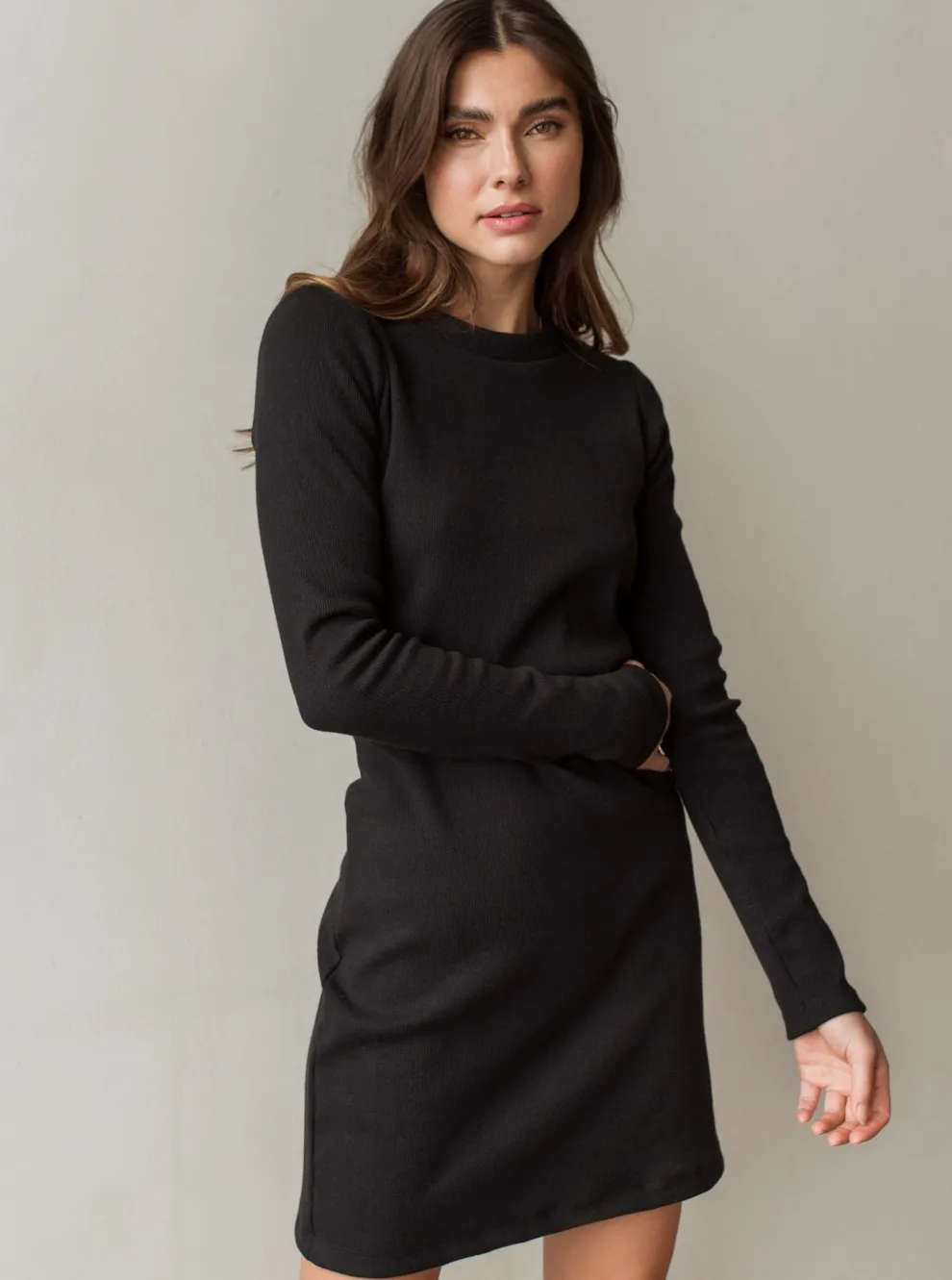 DAILYSTORY Zoé Long Sleeve Dress