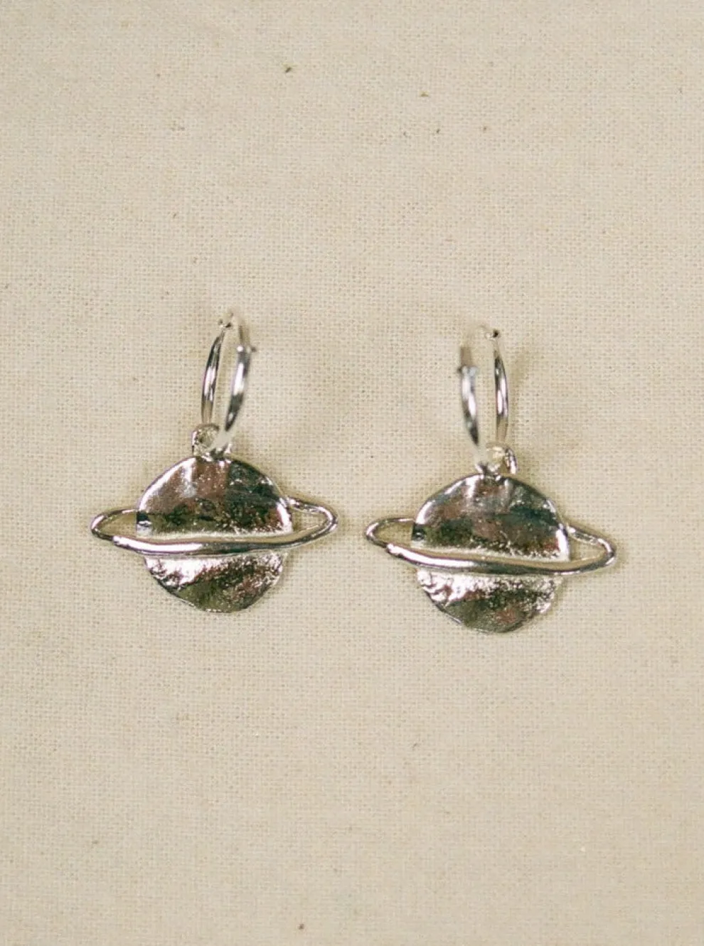 BILAK JEWELRY Saturn Earrings - Sterling Silver