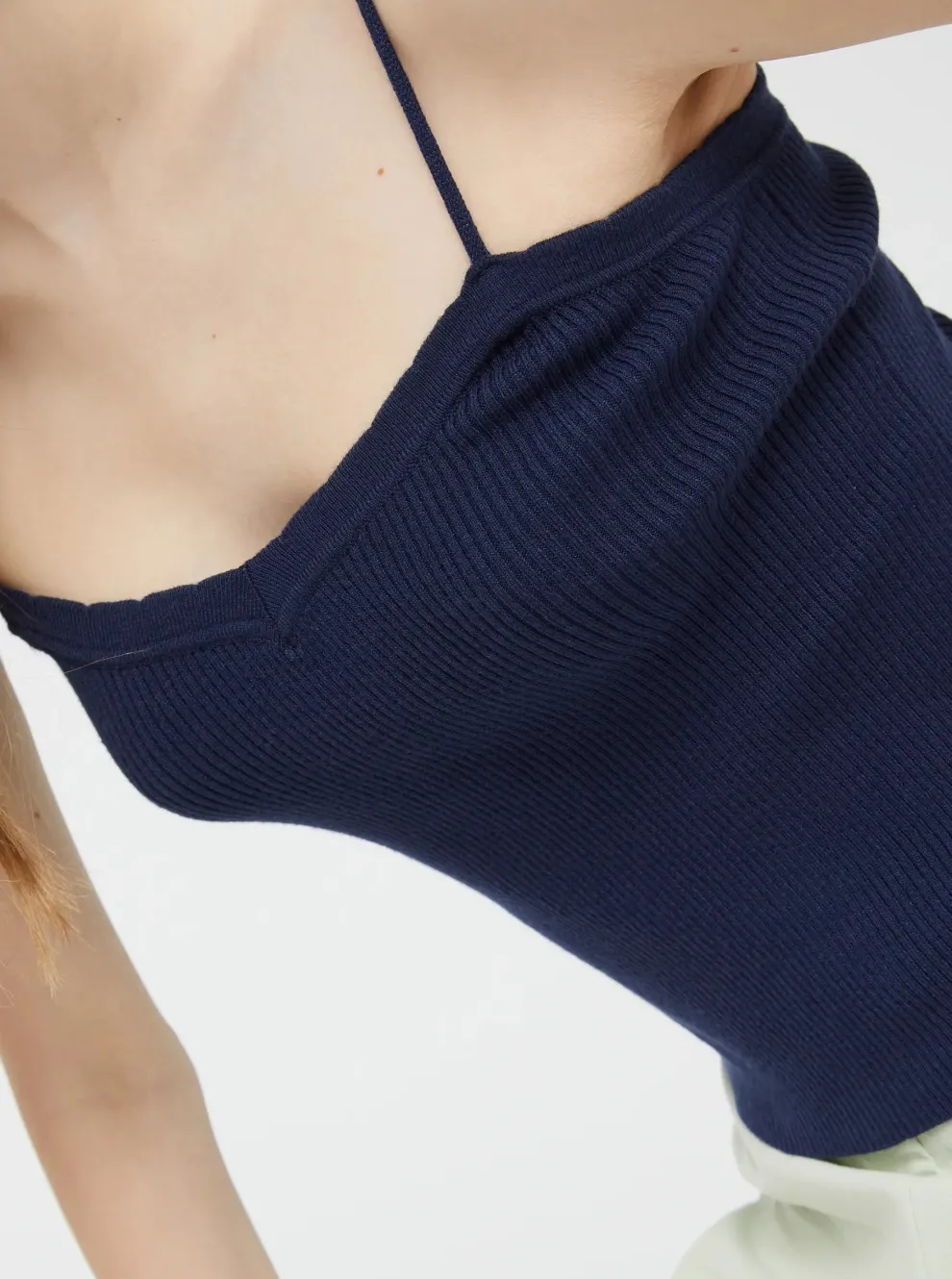 COMPANIA FANTASTICA Camisole - Navy Blue