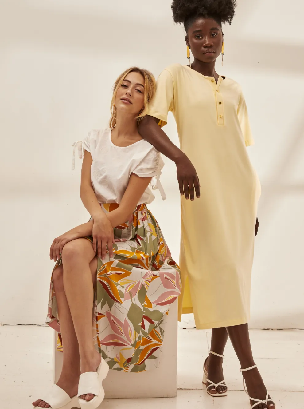 MARIGOLD Tiago Skirt - Light Tropical