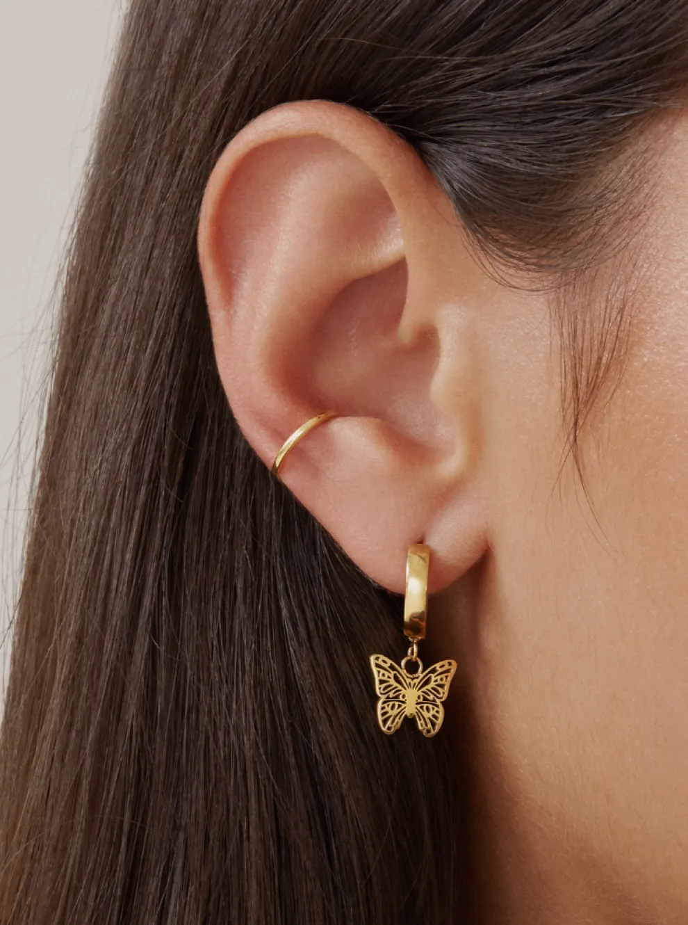 TWENTY COMPASS Muse Earrings - Gold