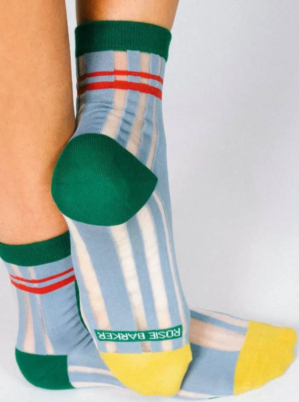 TAILORED UNION Transparent Paco Sock - Blue