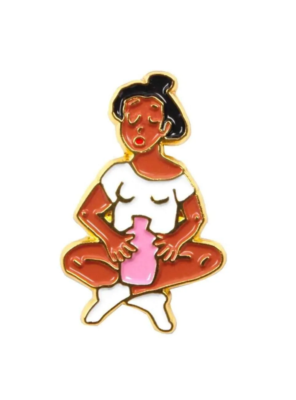 COUCOU SUZETTE Pin's hot water bottle black