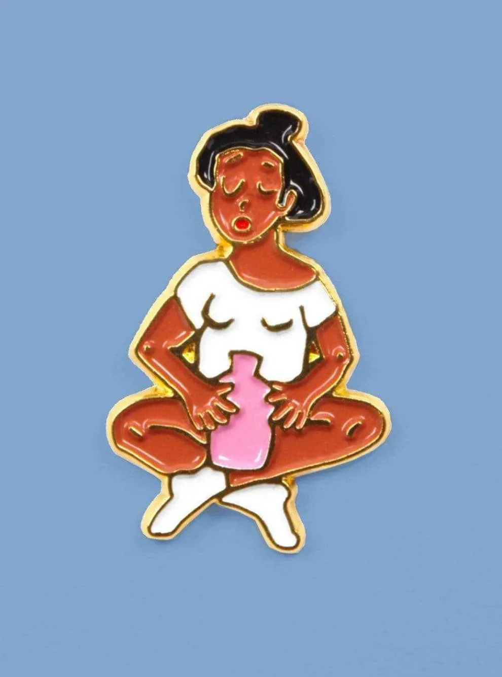 COUCOU SUZETTE Pin's hot water bottle black