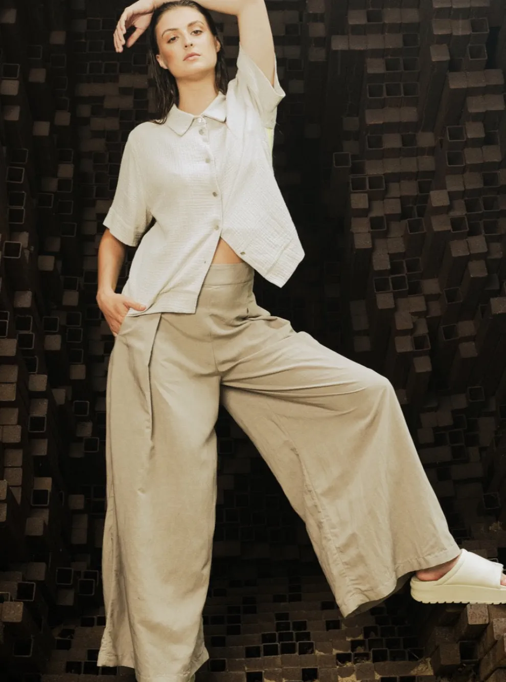 BODYBAG Sao Paulo Pants - Stone