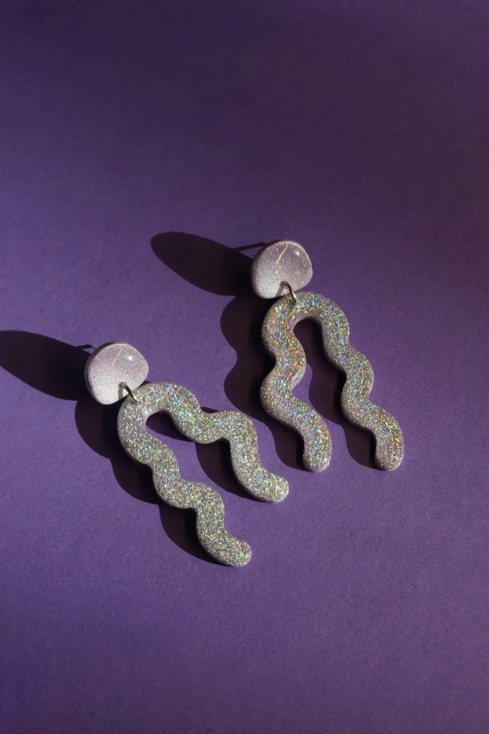 CROCODILE AGILE Gabie Earrings - Serpentine Glitter