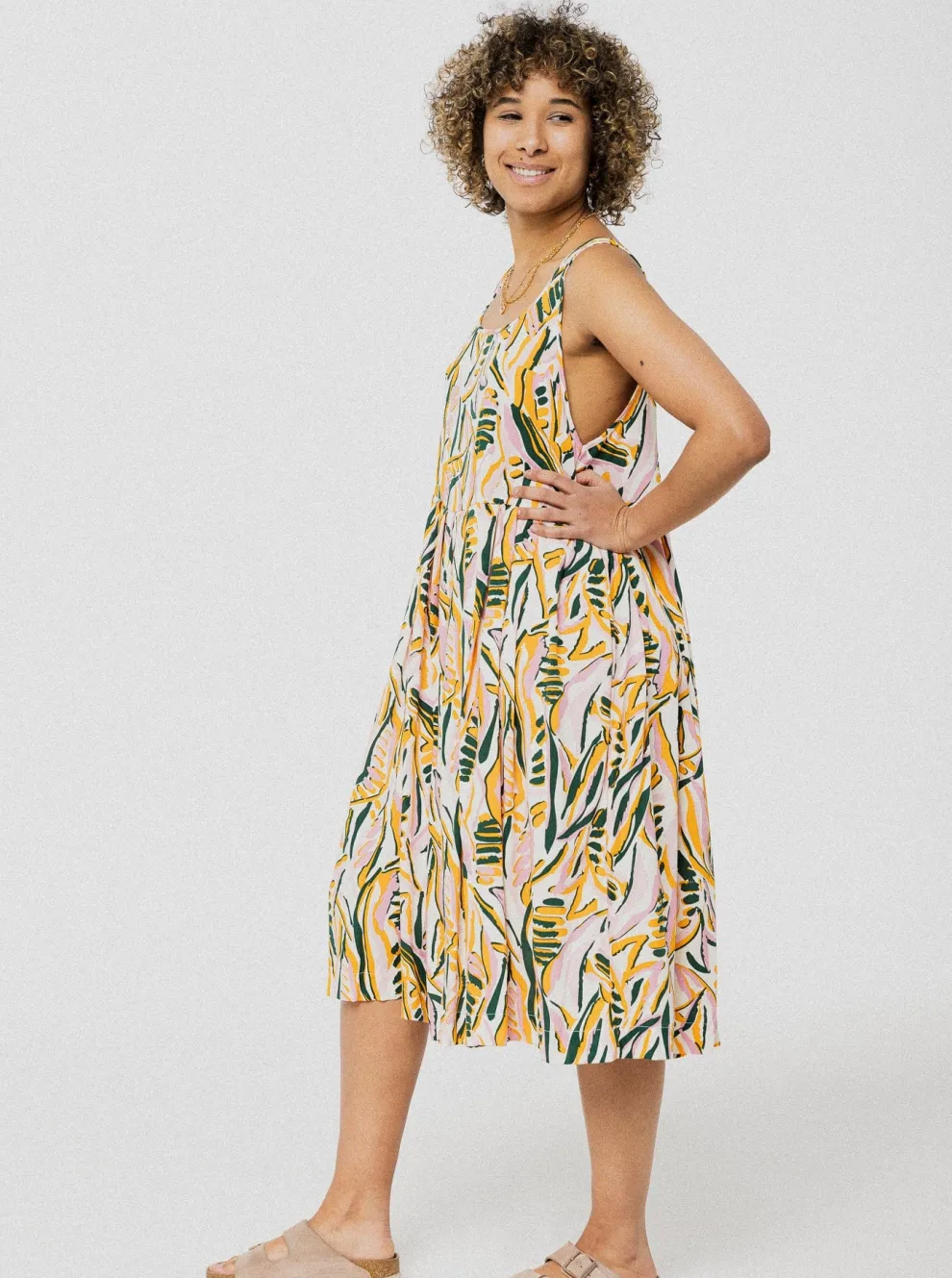 PINEAPPLE BANANAS Eve dress - Cream pattern