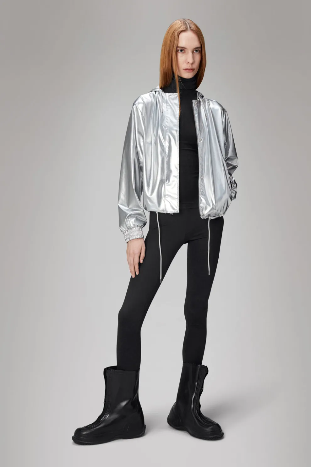 RAINS Waterproof String Jacket - Mirror