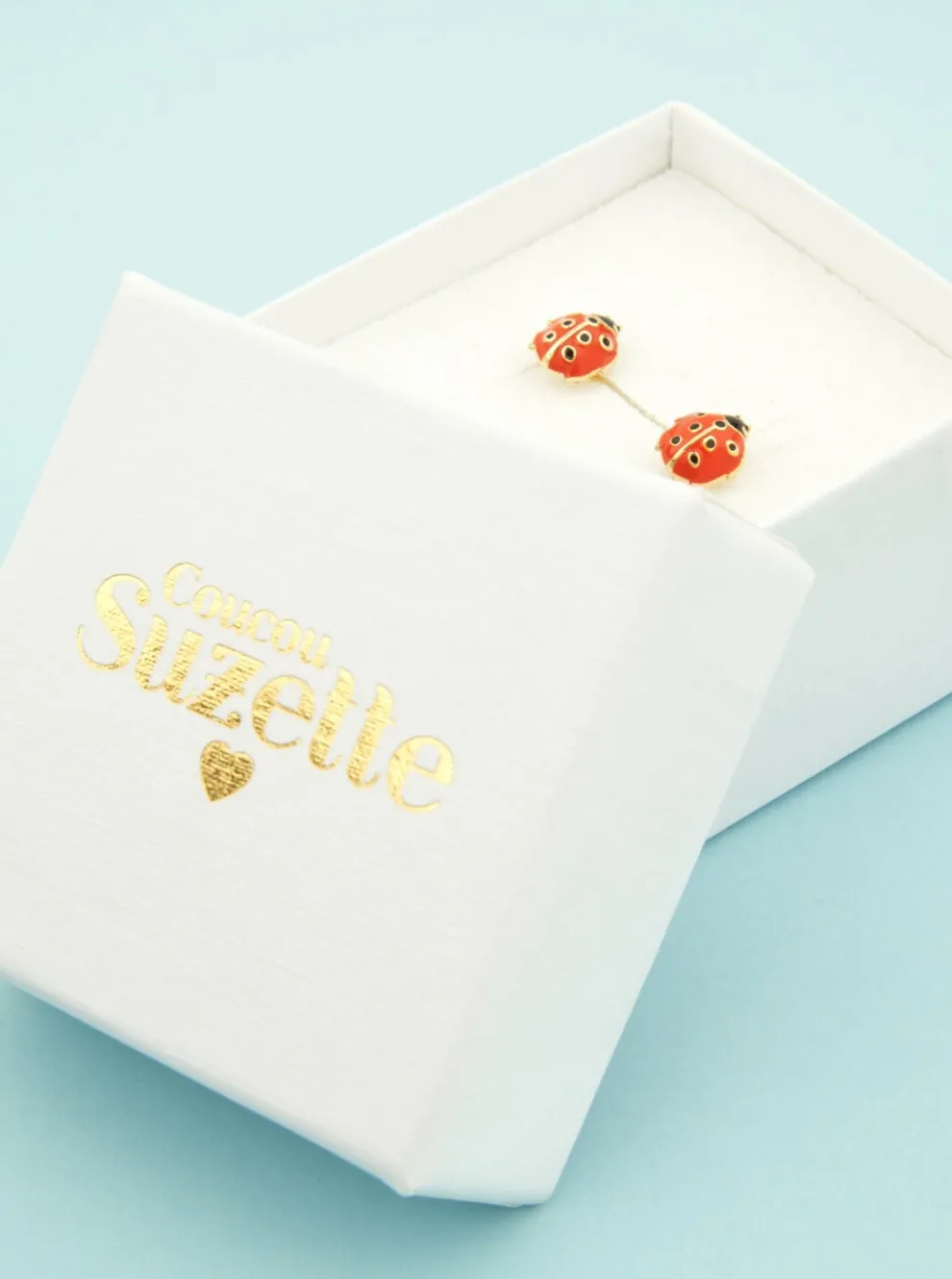 COUCOU SUZETTE Ladybug Earrings