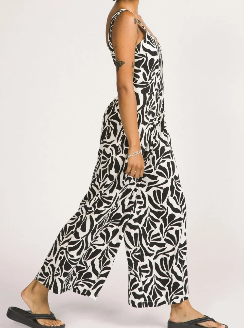 ALLISON WONDERLAND Zadie Jumpsuit - Zebra