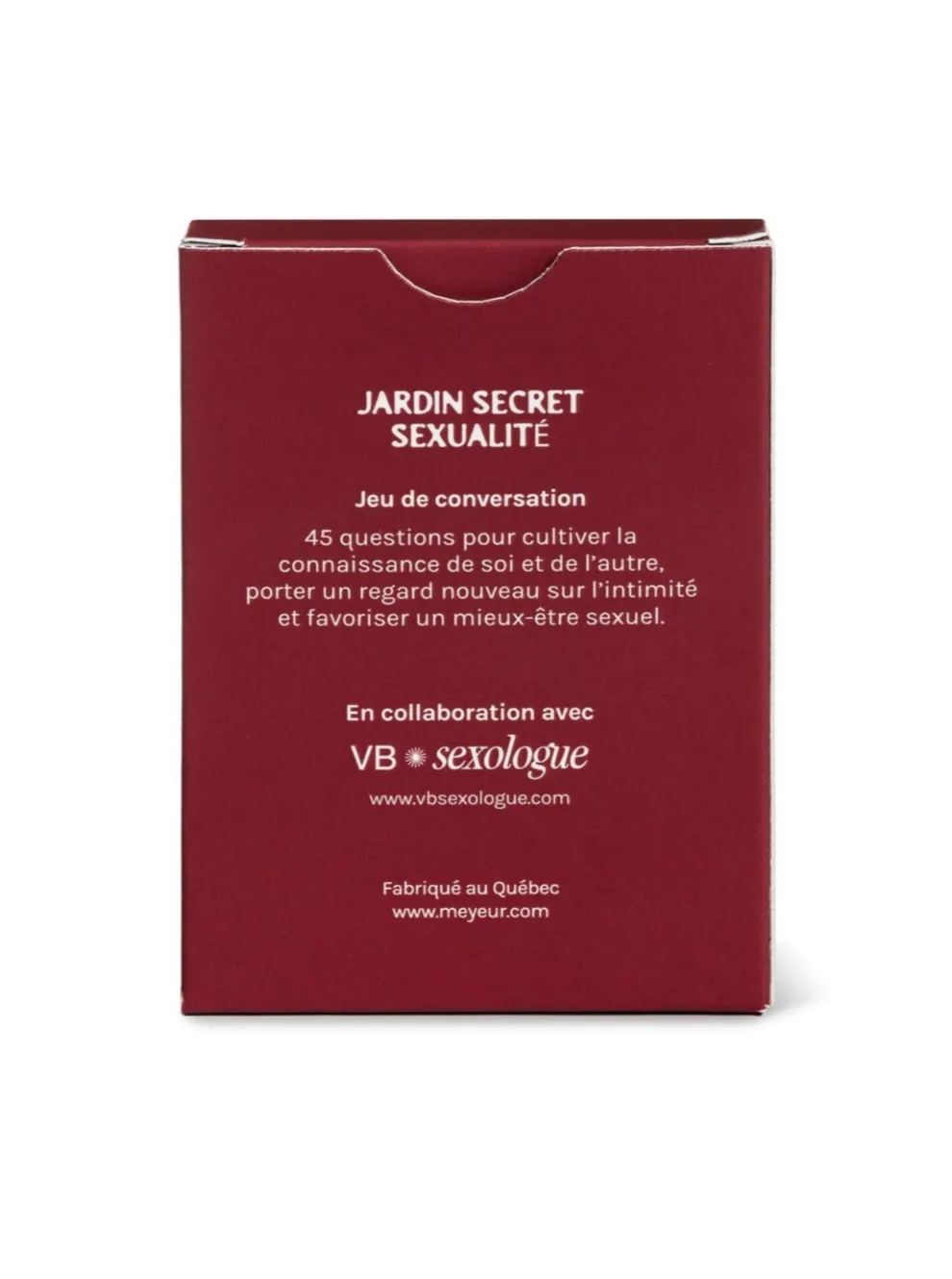 MEYEUR Conversation Game - Secret Garden (Sexuality)