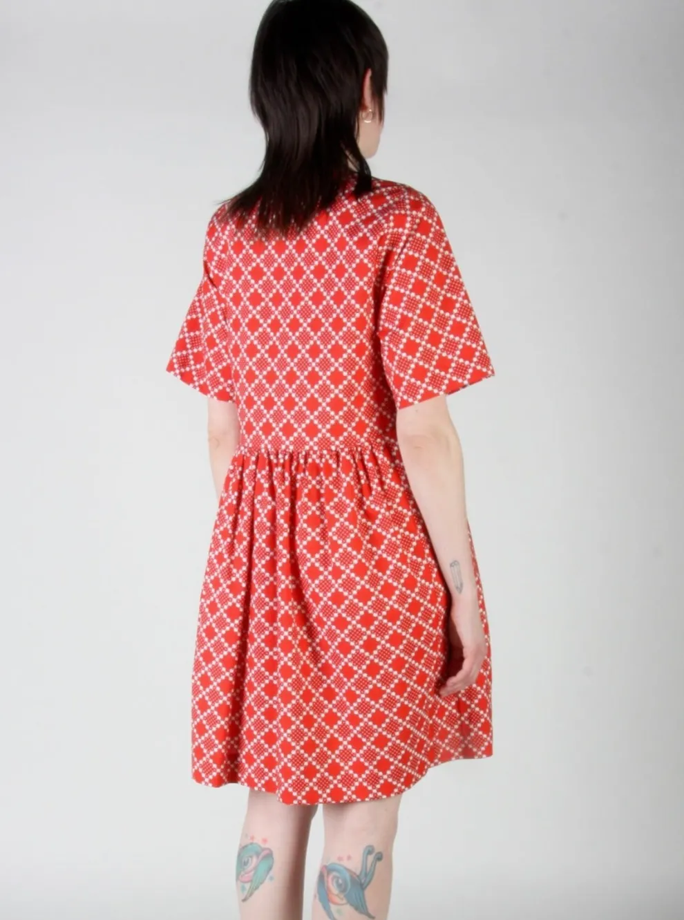 BIRDS OF NORTH AMERICA Citril Finch Dress - Red Patches