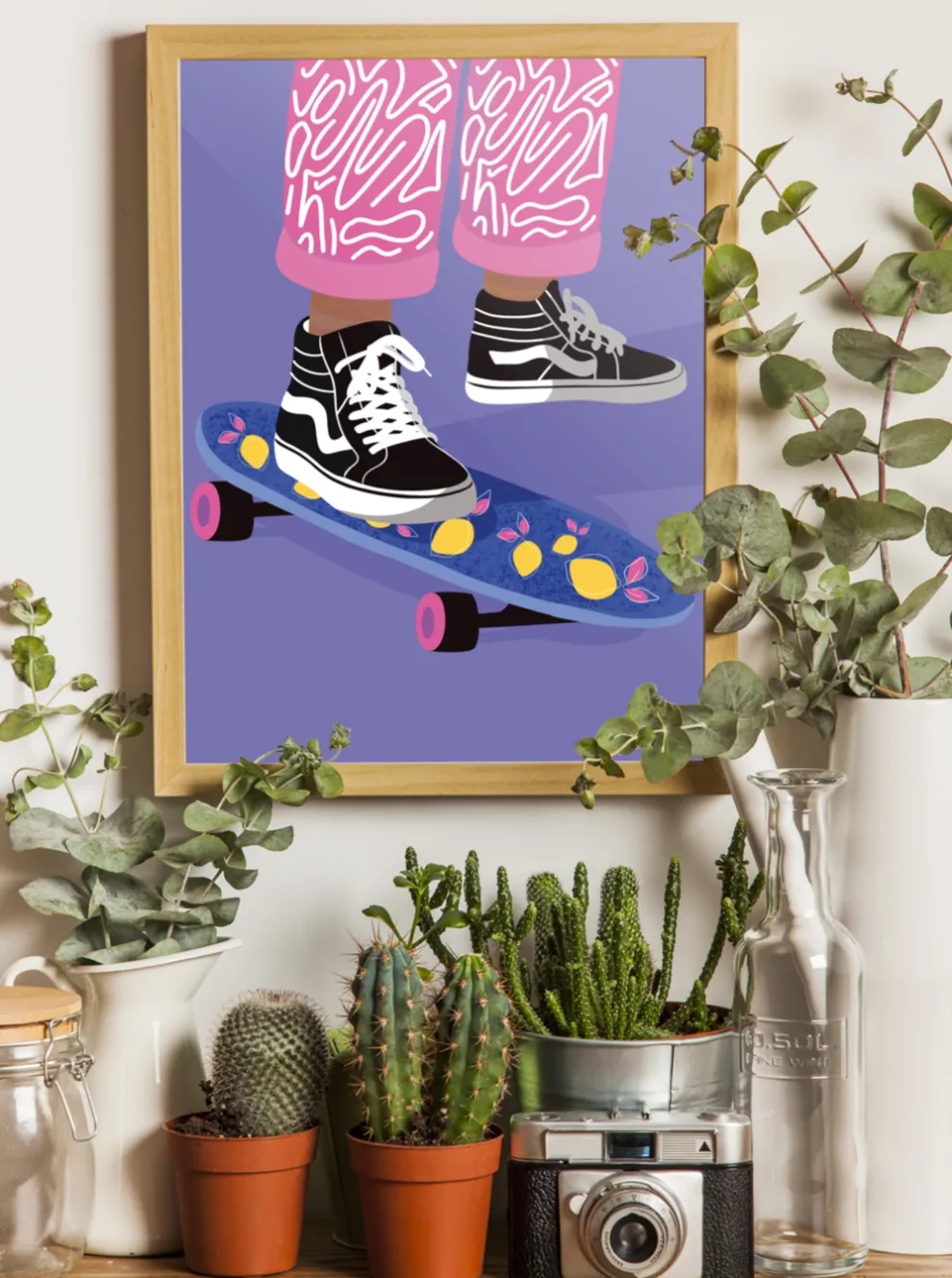 BLACK PEARL Skate Poster