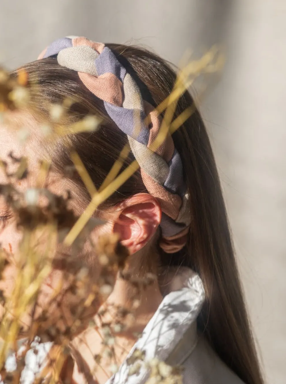 GIBOU Braided Linen Headband