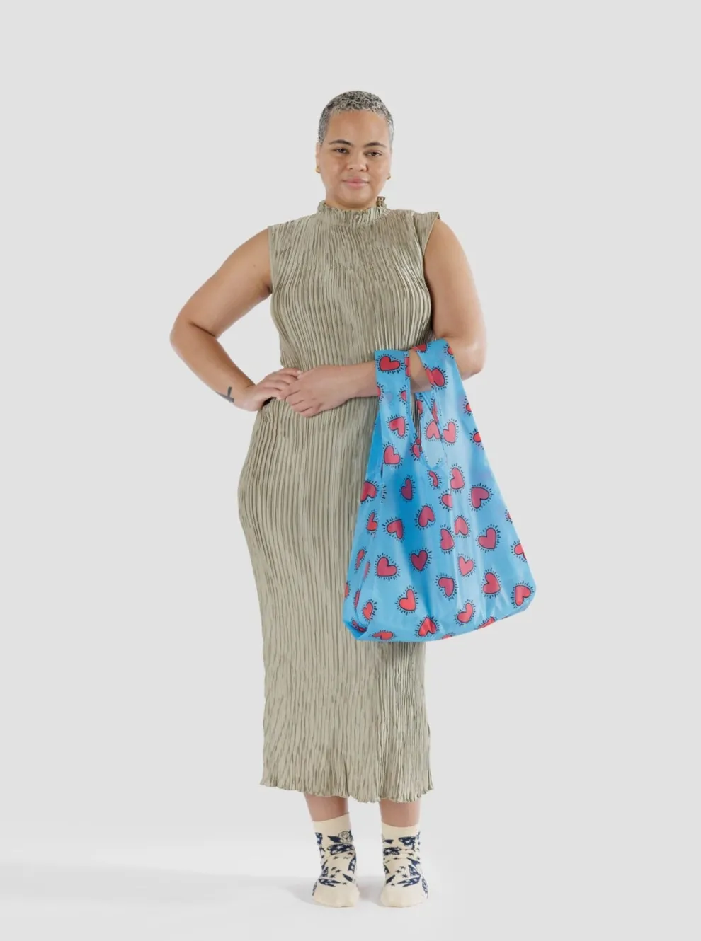 BAGGU Standard Reusable Bag - Hearts Keith Haring