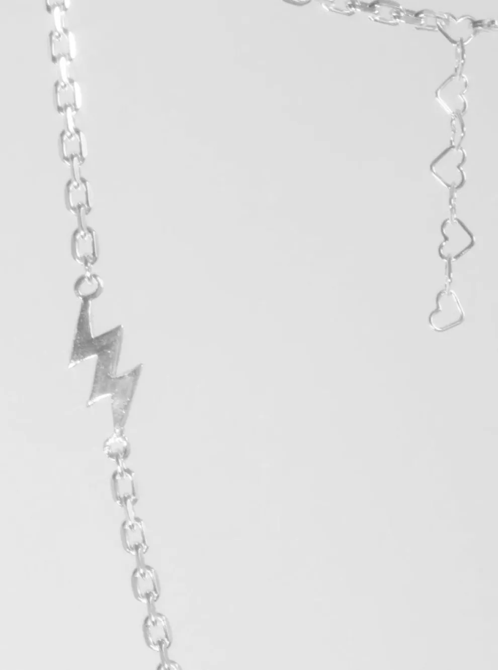 BILAK JEWELRY Flame and Lightning Necklace - Sterling Silver