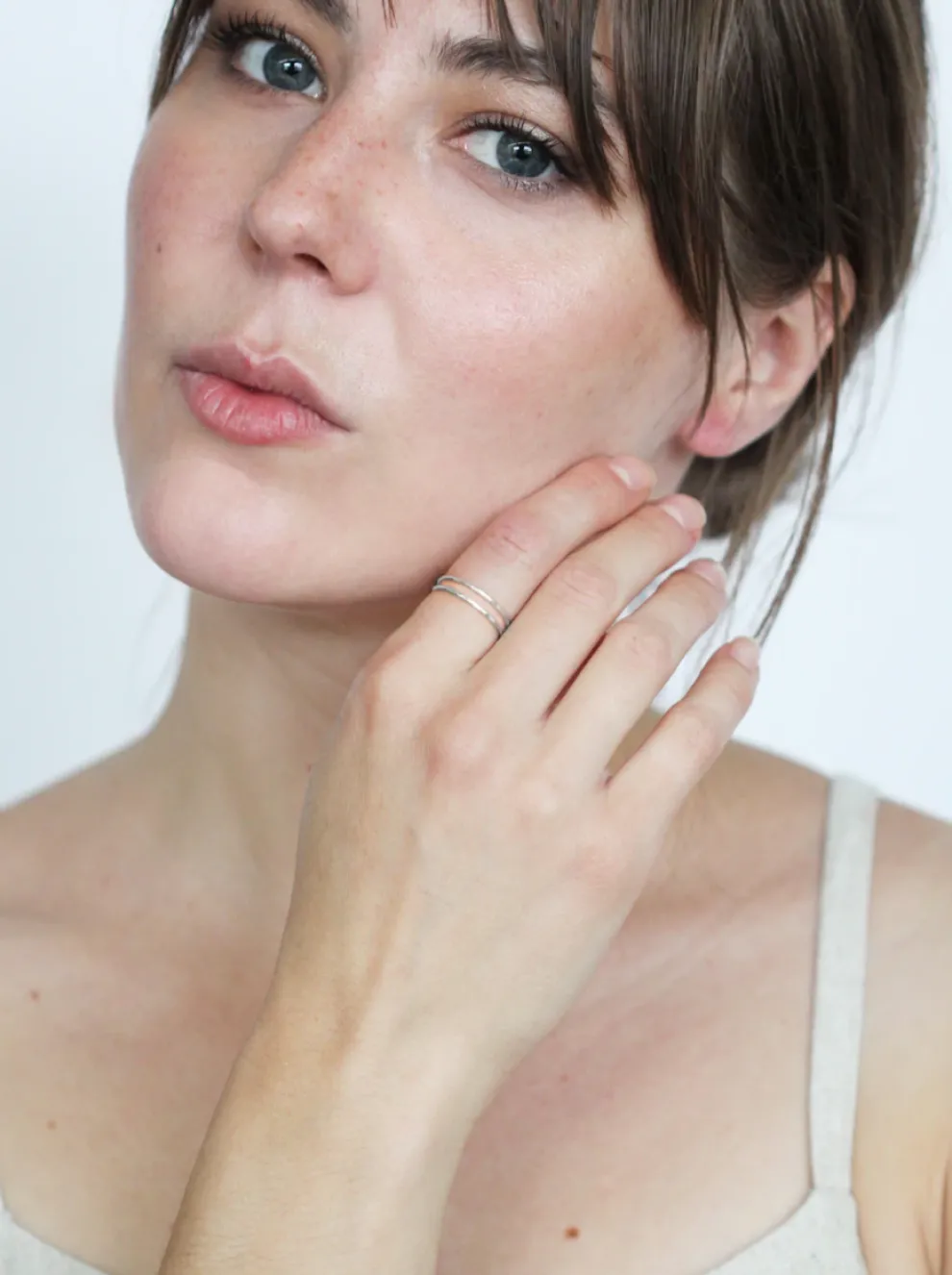 MAKSYM Double Ring - Silver