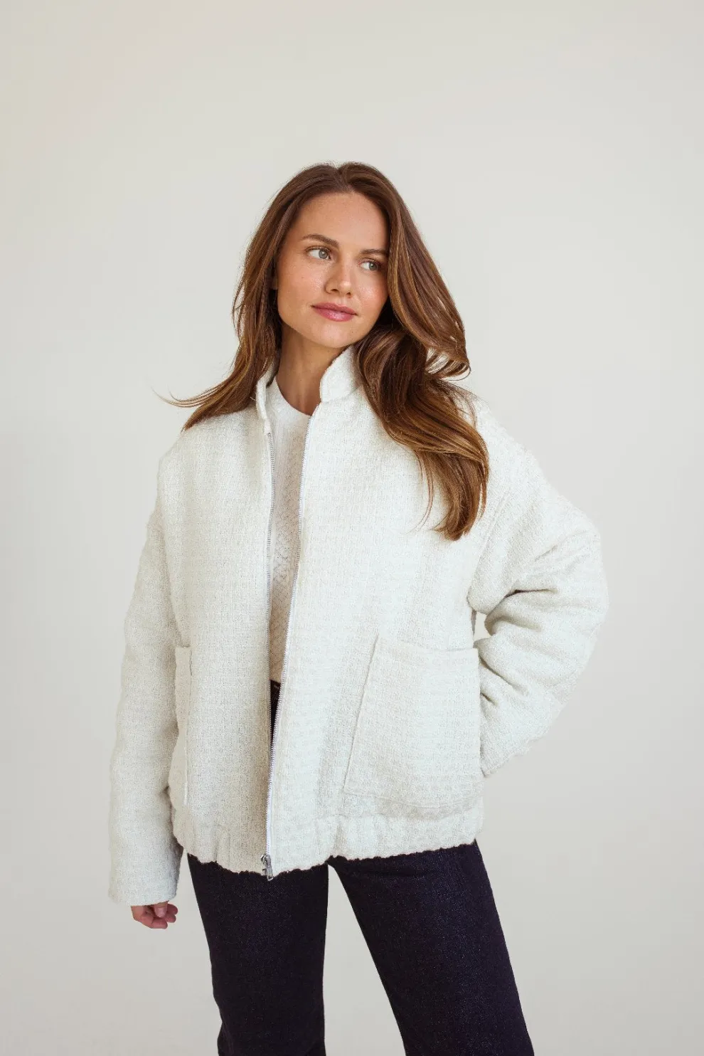 DAILYSTORY Angela Bombers - Cream