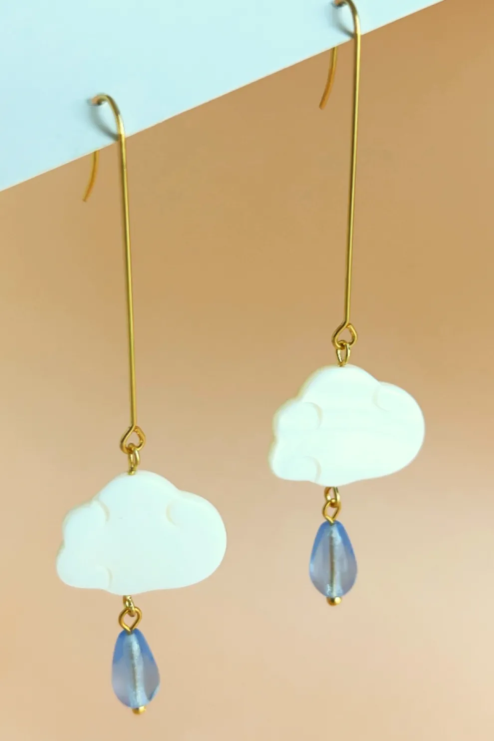 YELLOW DOTS STUDIO Boucles d'oreilles Rainy Cloud