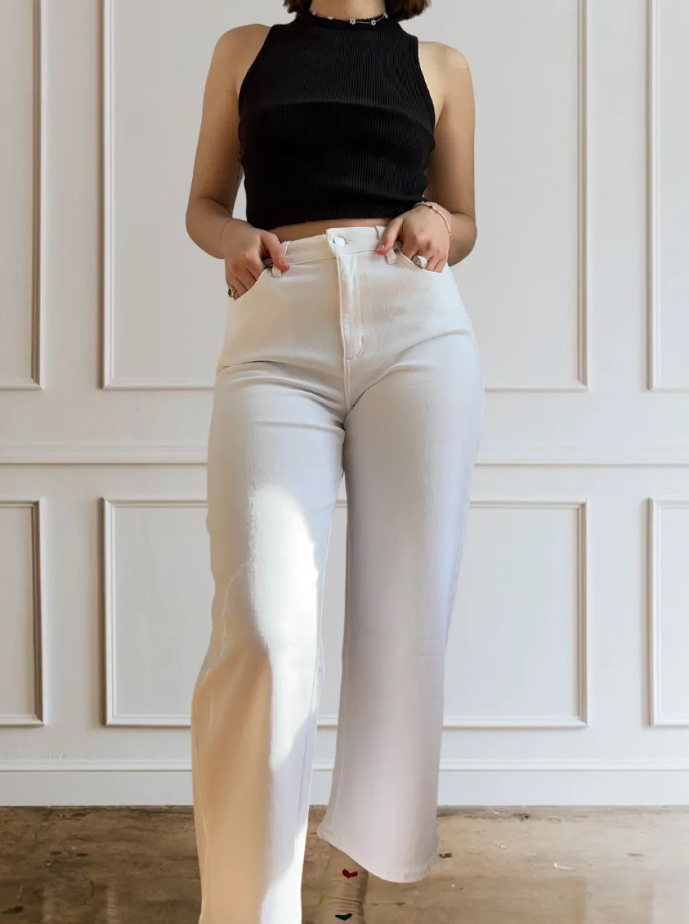YOGA JEANS Lily Cut - White