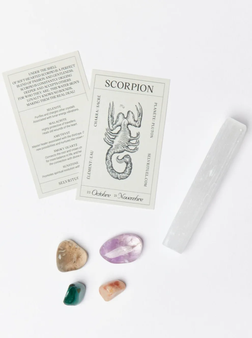 SELV RITUAL Crystal Set - Scorpion