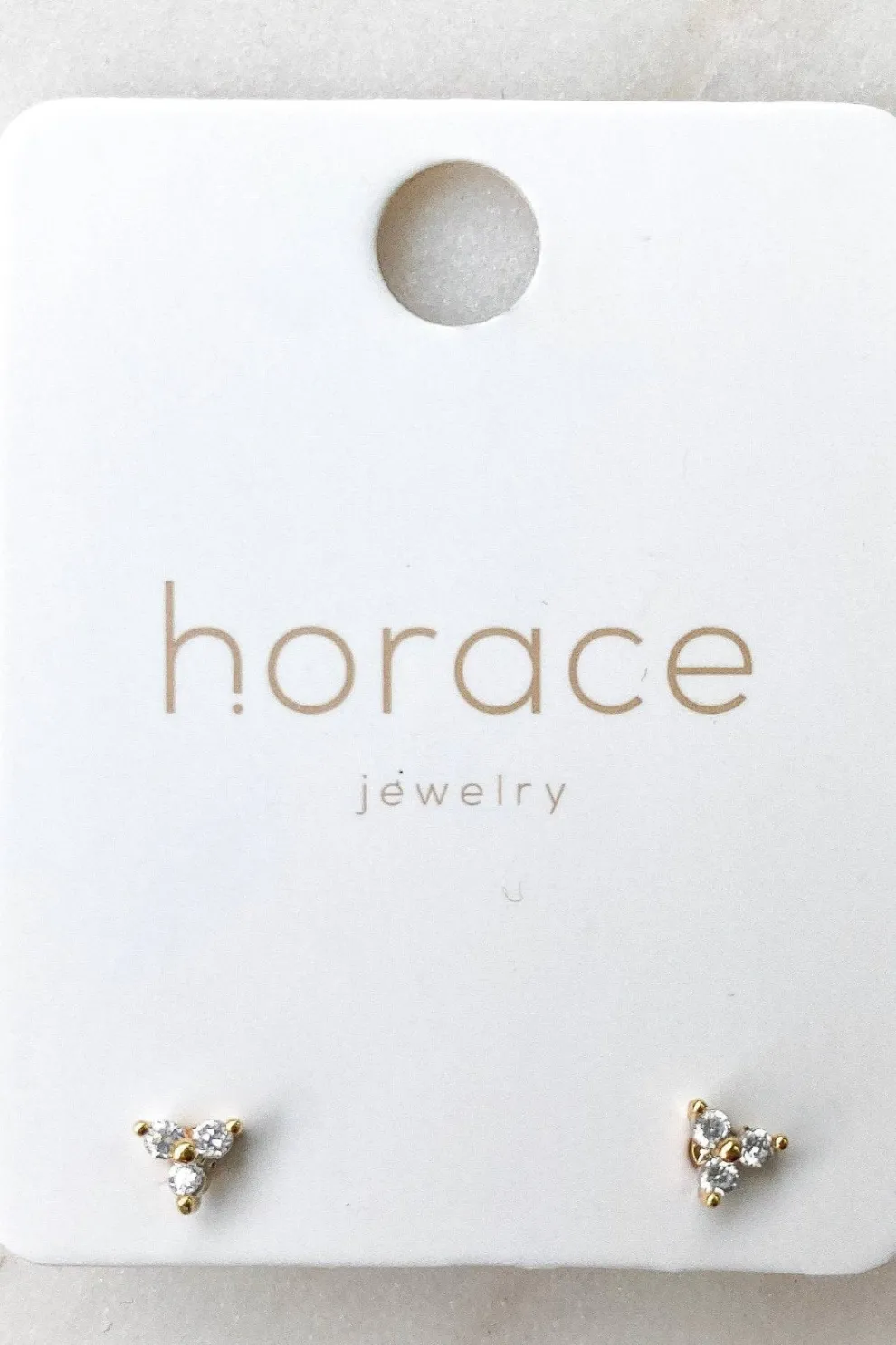 HORACE Infi Triangular Stud Earrings