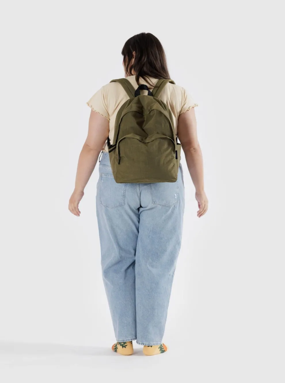 BAGGU Backpack Nylon Large - Seaweed