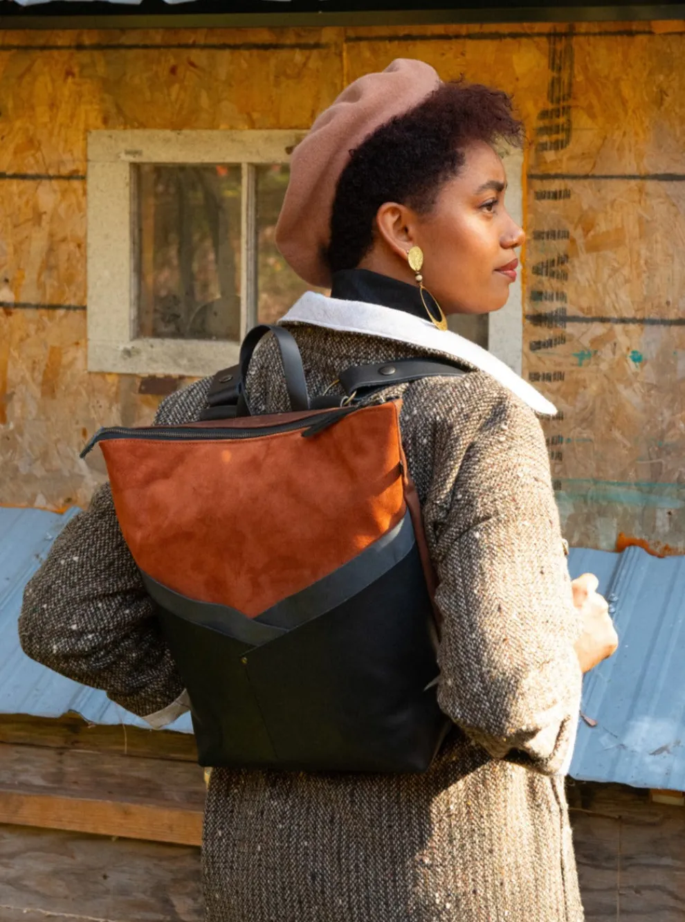 KAZAK Atchison Bag - Rust and Black