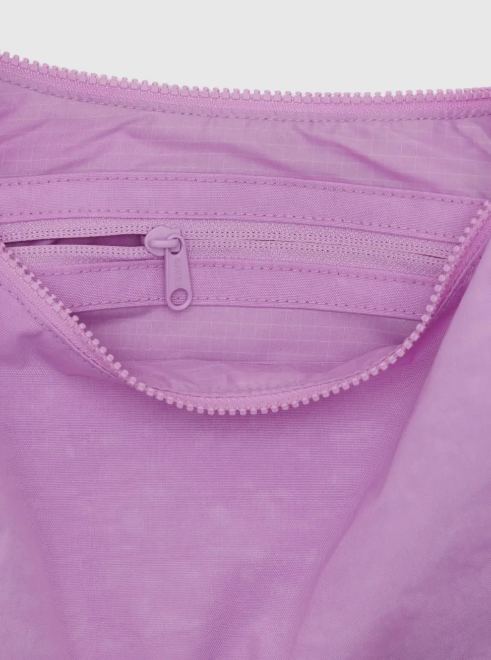 BAGGU Medium Crescent Nylon Bag - Peony