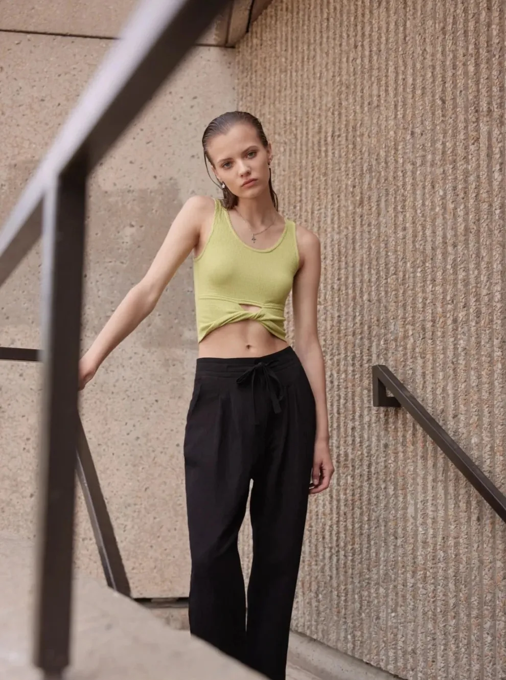 EVE GRAVEL Haut Perse - Limette